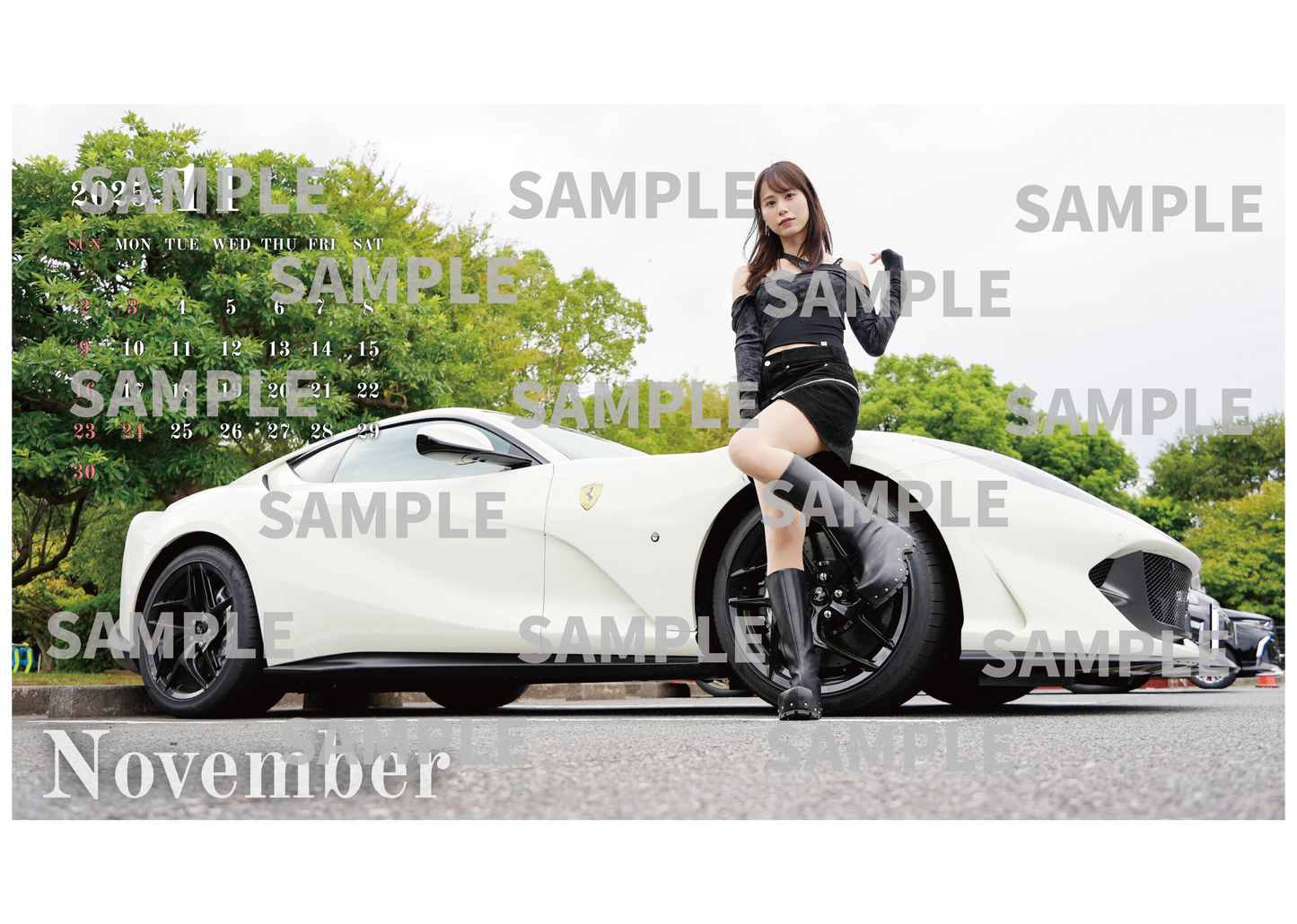 2025年11月あま猫壁紙カレンダー