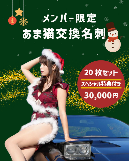 【メンバー限定】あま猫交換名刺20枚セット（スペシャル特典付き）