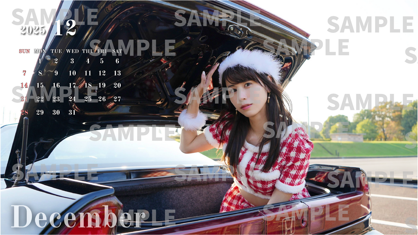 2025年12月あま猫壁紙カレンダー
