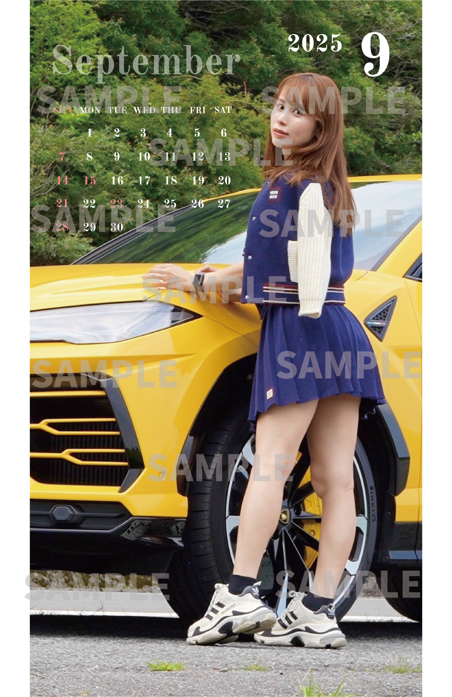 2025年9月あま猫壁紙カレンダー